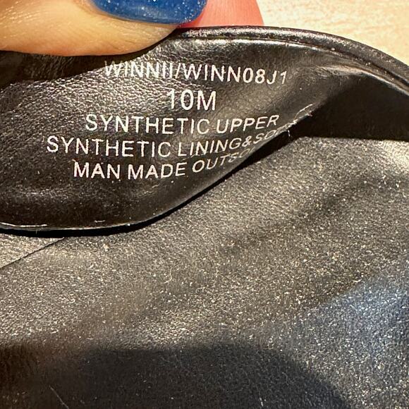 Madden Girl Winnii Womens Sandals Black Size 10 Block Heel Strappy Shoes - Picture 6 of 7